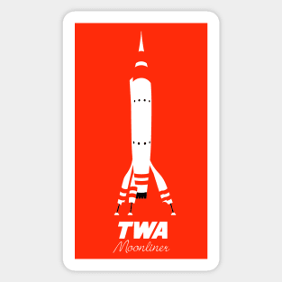 TWA Moonliner Sticker